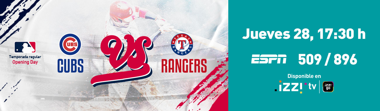 MLB: Cubs vs Rangers Temporada regular